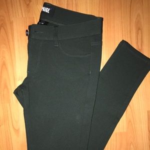 PAIGE: Hunter Green Jean/Jeggings